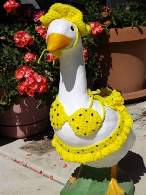 Fish Shells Snails Fishing Swimming Spring Summer Large Concrete Goose clothing dress with Bonnet Outfit. (2.3k) $12.50. Goose clothing, Lifeguard Goose size Large. Shorts 2 Color Options. Goose Outfit, Geese Outfits, Lawn Goose, Yard Goose, cement goose. (675) $27.00.