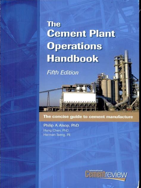 Cement plant operations handbook 5th edition. - Bosques del país y su distribución por provincias.