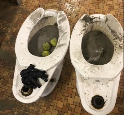 Cement-filled toilets and dead fish: NC school district bars more than 80 seniors from graduation over 'pranks'