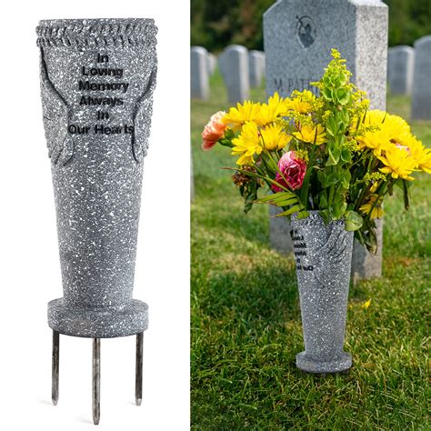 Cemetery Vases Cemetery Flower Vases Headstone …