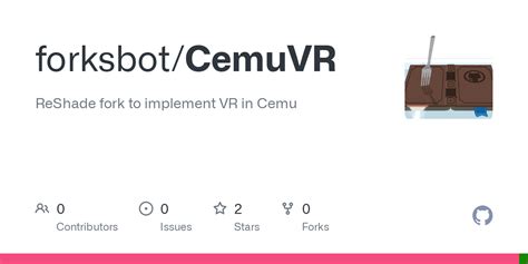 Cemu vr.  I made a tutorial if anyone is interested.  Contribute to forksbot/CemuVR developme...