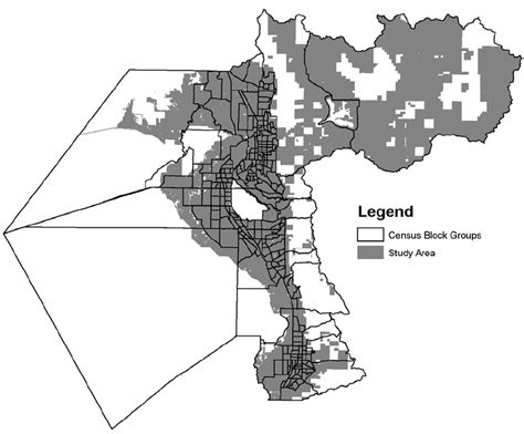 Census block group area in the study setting. Download Scientific Diagram