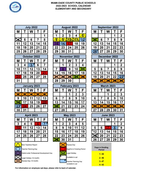 Center City Pcs Calendar