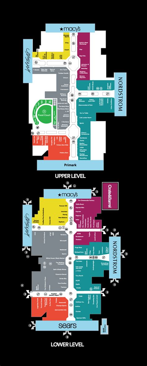 Center Map Featuring Sephora at Burlington Mall® - A …