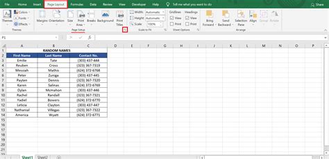 Center Worksheet Horizontally In Excel