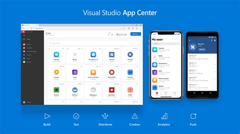 Center app. Visual Studio App Center brings together multiple common services into a DevOps cloud solution. Developers use App Center to Build, Test, and Distribute applications. Once the app's deployed, developers monitor the status and usage of the app using the Analytics and Diagnostics services.. This section describes the basic concepts of App Center and … 