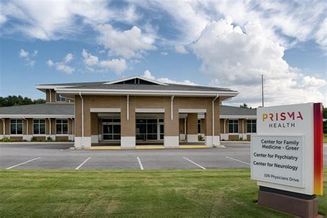 Prisma Health Neurology – Greer. 325 Medical Parkway, Suite 200D ... phone: 864-797-9070; fax: 864-797-9227; Center for Neurology – Greer. 109 Physicians Drive .... 
