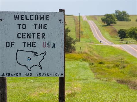 Discover Geographic Center of the Contiguous United States in Lebanon, Kansas: Small plaque marks the spot, but the true center is located about half a mile …. 