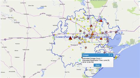 How to Report Power Outage. Power outage in Katy, Texas? Contact your local utility company. CenterPoint Energy. Report an Outage (800) 332-7143 Report Online. View Outage Map. ... A majority of CenterPoint Energy customers got back their power Monday evening after thunderstorms blew through southeast Texas.. 