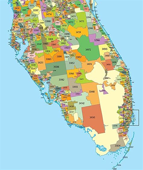 Central Florida Zip Code Map Middle East Map