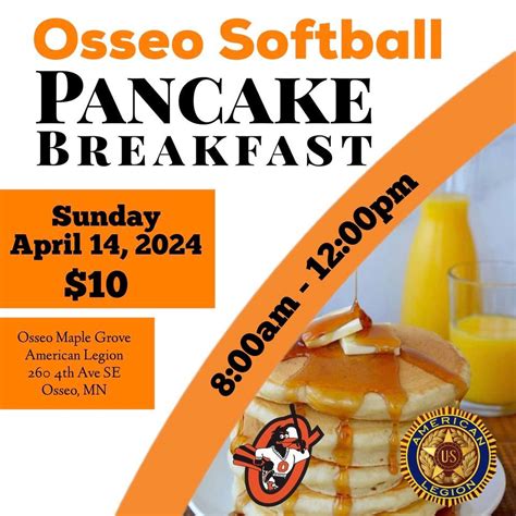 Central Jersey Lightning Softball PANCAKE BREAKFAST