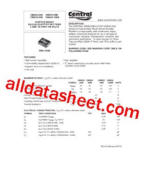 Central Semiconductor CMSH2-100M - Datasheet PDF & Tech …