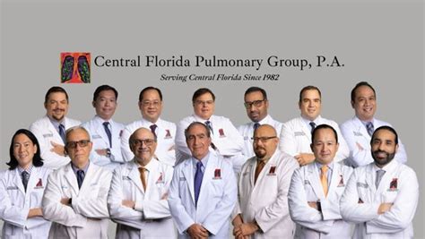Central florida pulmonary group. 2 reviews of Central Florida Pulmonary Group "My doctor is Doctor Go. I have to say I am pleased with his skills, but more than that I MUST give credit where credit is due. Doctor Go has a pulmonary technician that not only goes beyond her duties as a technician she will fight for patients rights to receive their medical CPAP supplies it a timely manner. 