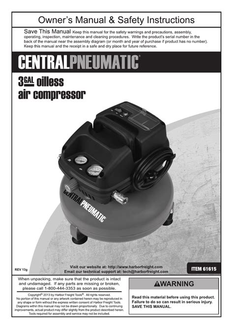 Central pneumatic air compressor user manual. - Interactive reader and study guide holt mcdougal.