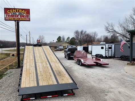 Central trailer sales. Find for Sale. Shop over 150,000 trailers to find the perfect for Sale .. Shop trailers for sale by Cargo Craft, Diamond C Trailers, Rawmaxx, Top Hat Trailers, Delco Trailers, 102 Ironworks, High Country Trailers, and more ... Central Trailer Sales. 9819 South 235th East Avenue Broken Arrow, OK 74014. Show Filters Showing 1-15 of 126 items. 15 ... 