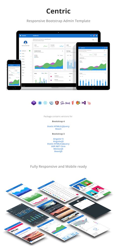 Centric Bootstrap Admin Template