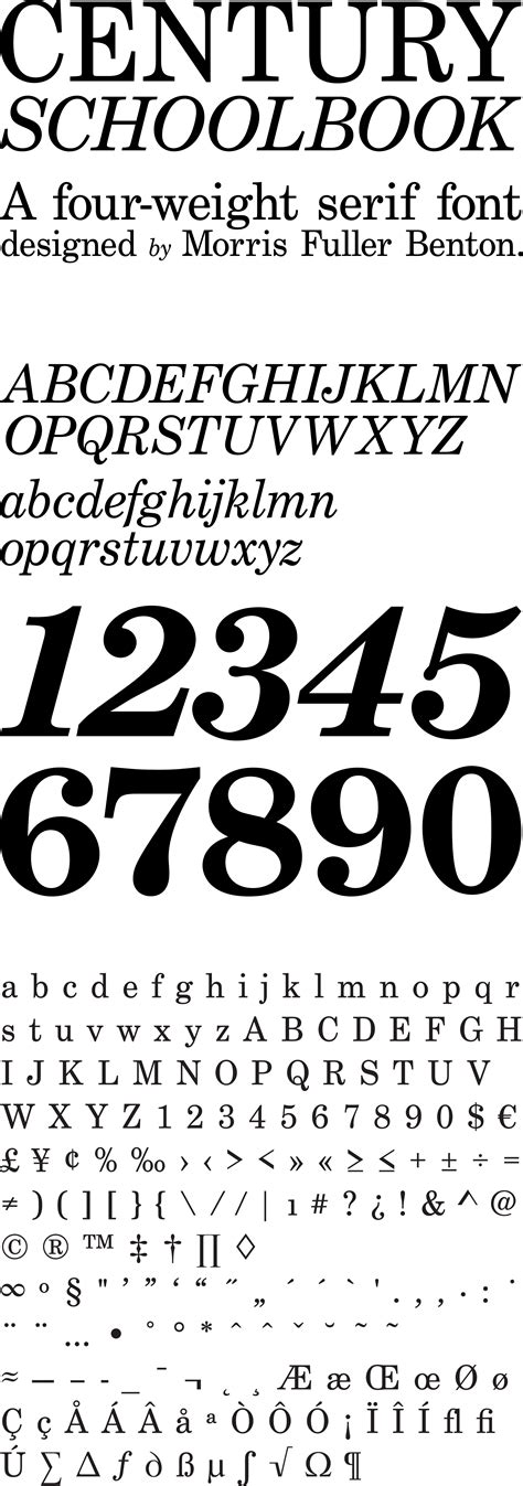 Century Schoolbook Font : Download Free for Desktop & Webfont …