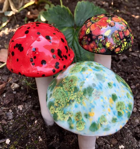 Ceramic Mushroom Pin - Etsy