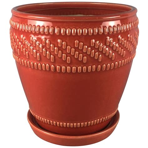 Ceramic Red Pots & Planters at Lowes.com