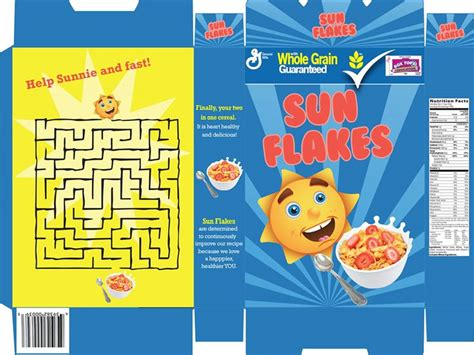 Cereal Box Template Box Packaging Templates, Box Design Templates