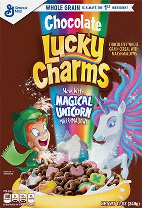 Cereals ready-to-eat, GENERAL MILLS, CHOCOLATE LUCKY CHARMS Nutrition …