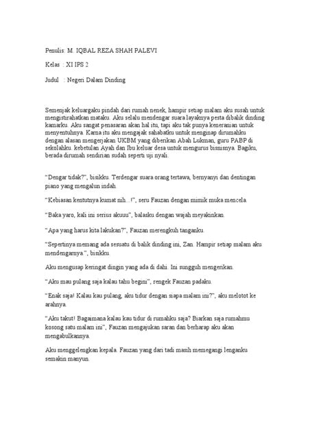 Cerpen fiksi pdf. .  ...