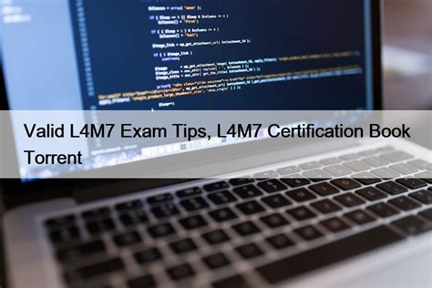 Cert L4M7 Guide