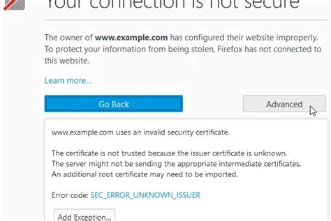 Certificate Error Navigation Blocked What That Means and How to Fix It