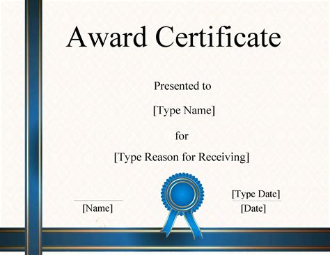 If you are using the border templates to create a certificate then click on “customize” and edit the text. If you don’t want a certificate border but just a plain empty border then you can print the empty border only. If you open the certificate and see dummy text it will print if you print as-is. Click on the little x to delete the text.. 