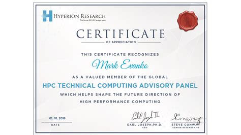 Certificate in High-Performance Computing Department of …