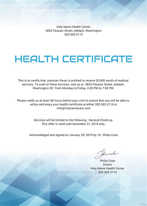 Certificate in Community Health and Development. C