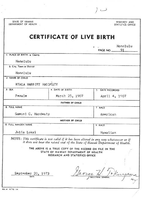 Certificate of live birth question : r/StateNationals - Reddit