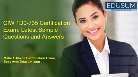 Certification 1D0-735 Questions