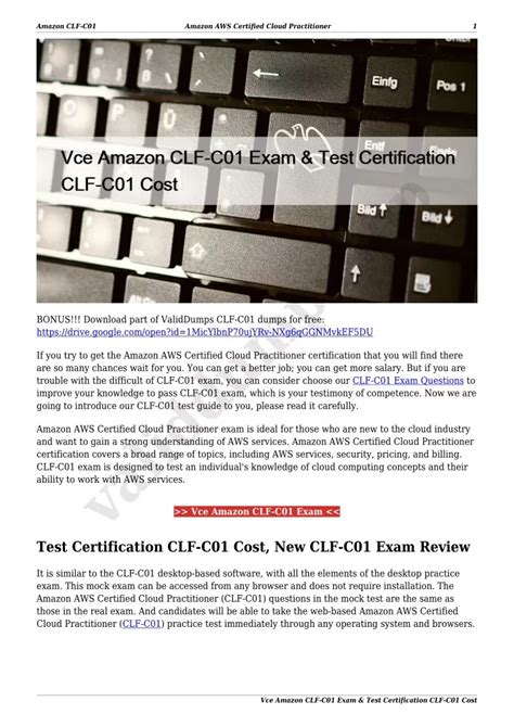 Certification CLF-C01-KR Exam Cost