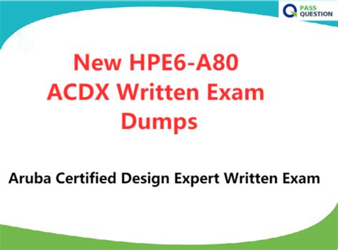 Certification HPE6-A80 Exam Dumps