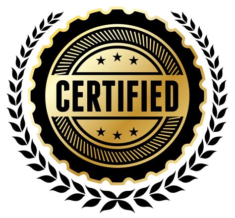 Certification PNG