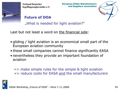 Certification Process for Sailplane Manufacturers