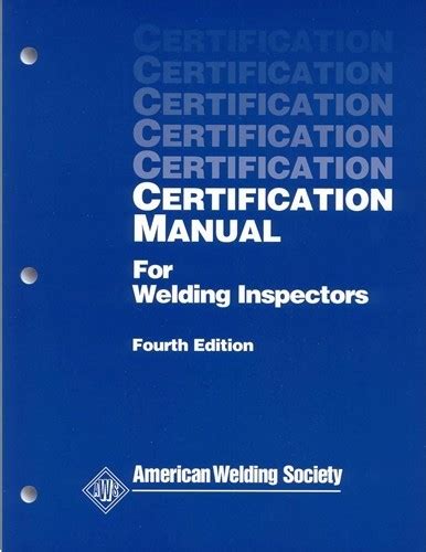 Certification manual for welding inspectors free. - Faeces des menschen im normalen und krankhaften zustande, mit besonderer beru cksichtigung der klinischen untersuchungsmethoden.
