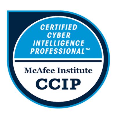 Certified Cyber Intelligence Professional (CCIP) - McAfee …