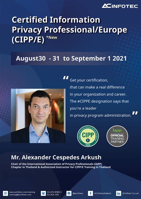 Certified Information Privacy Professional (Europe) - AllNet Law