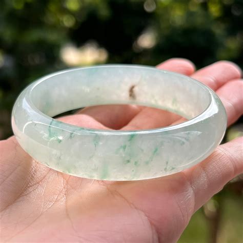 Certified Natural Black Flower Jadeite Jade Bracelet Bangle …