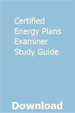 Certified energy plans examiner study guide. - Quantitative analysis for management solutions manual.