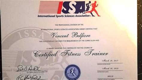 Certified personal trainer certification. Certifications such as those offered by the National Academy of Sports Medicine (NASM) can provide an efficient route to a personal trainer career. This 100% online course will provide you with the health, fitness, nutrition, and human movement knowledge needed to earn the NASM's Certified Personal Trainer (CPT) credential. 