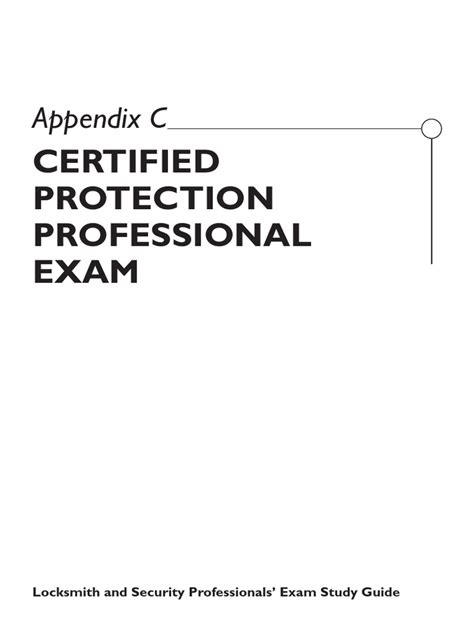 Certified protection professional exam study guide. - Gezondheidsaspecten van het werken met metaalbewerkingsvloeistoffen.