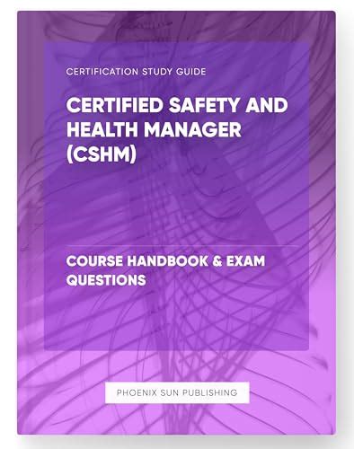 Certified safety health manager cshm examination guide. - Manuale di servizio per mietitrebbie kubota.