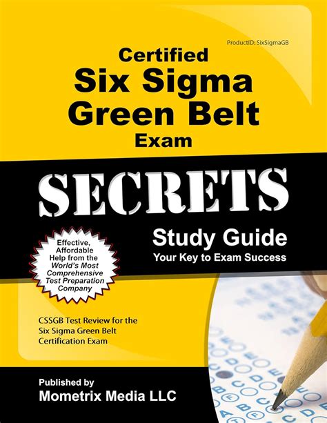 Certified six sigma green belt exam secrets study guide cssgb. - General chemistry ebbing gammon solutions manual.