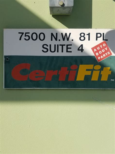 Certifit certifit. CertiFit Auto Body Parts is located at 2255 Walnut St in Roseville, Minnesota 55113. CertiFit Auto Body Parts can be contacted via phone at 651-765-4200 for pricing, hours and directions. 