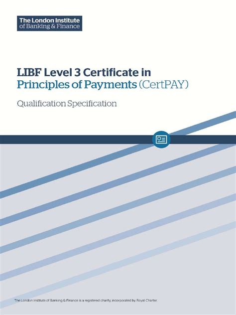 Certpay Qualification Specification PDF Regulatory …