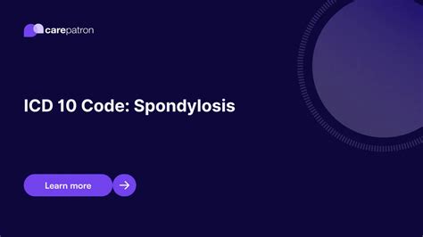 Cervical Spondylosis ICD 10 Code & Treatment Guide