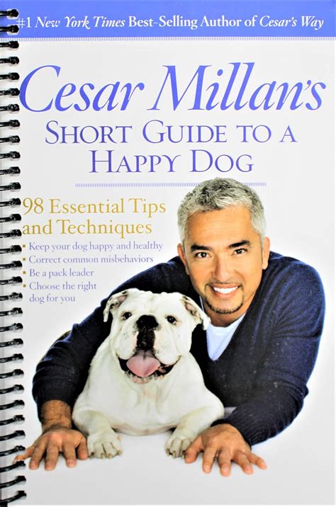 Cesar millans short guide to a happy dog 98 essential tips and techniques by millan cesar 2014 paperback. - Goldman fristoe test of articulation scoring manual.